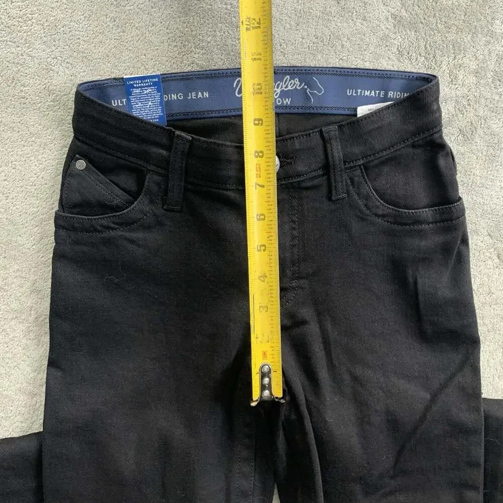 Wrangler Willow Ultimate Riding Jeans Women 24x38” Black Bootcut Western Cowgirl